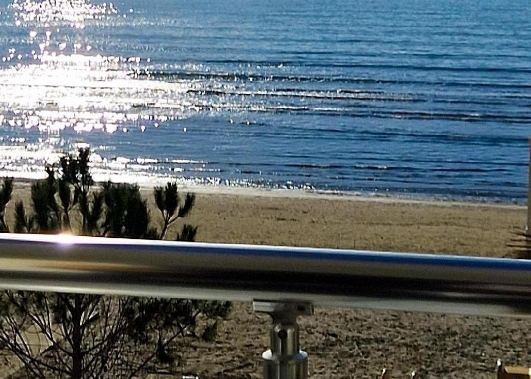 Durres Strand direkt am Meer Exterior foto
